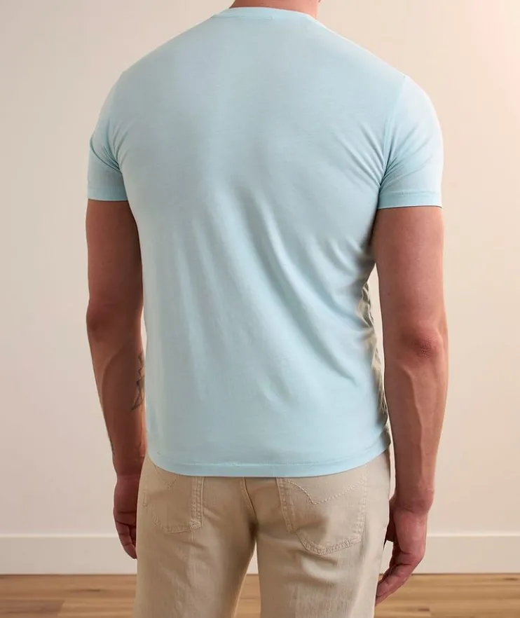 Lyocell-Cotton Crewneck T-Shirt