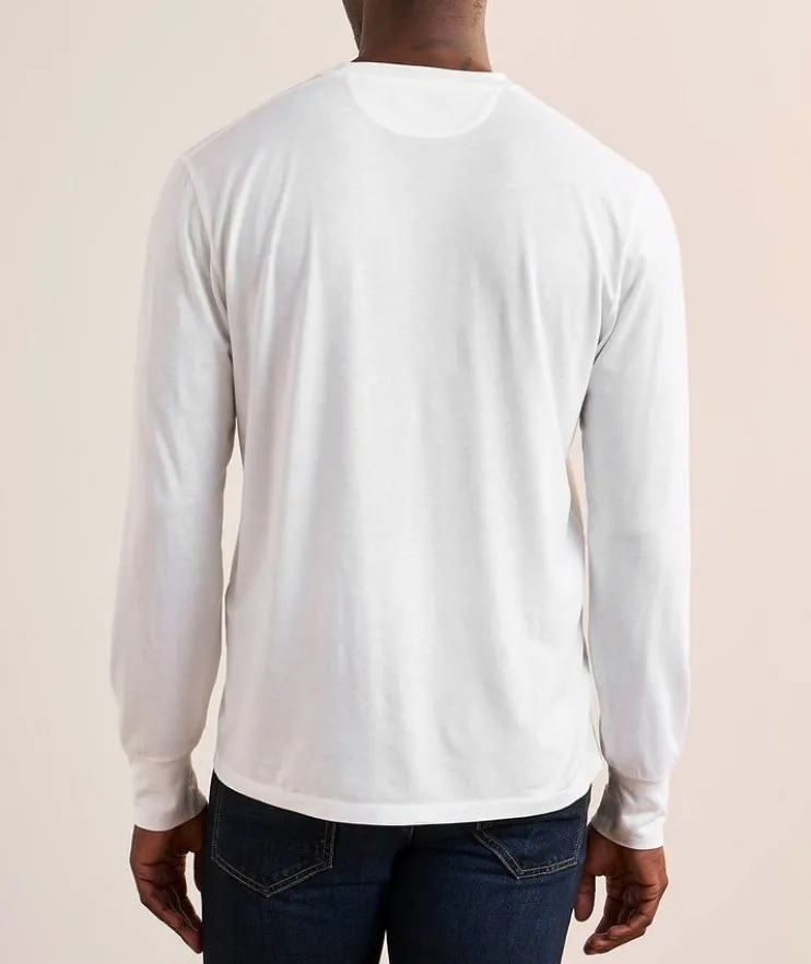 Lyocell-Cotton Crewneck T-Shirt