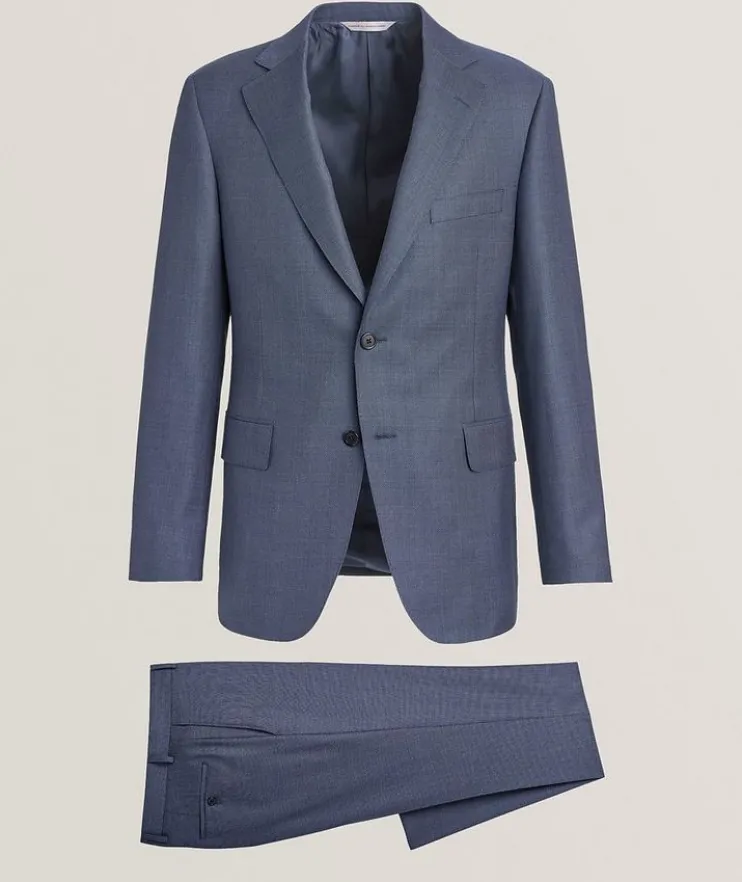Madison Birdseye Wool Suit