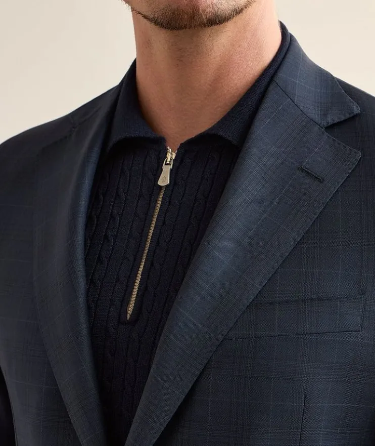 Madison Plaid Wool Suit