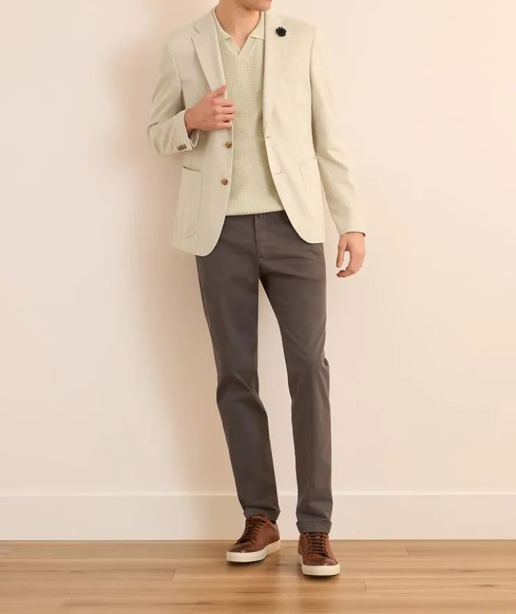 Magno Cotton Textured Knit Polo