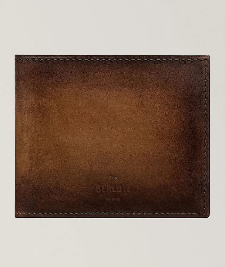 Makore Slim Leather Compact Wallet