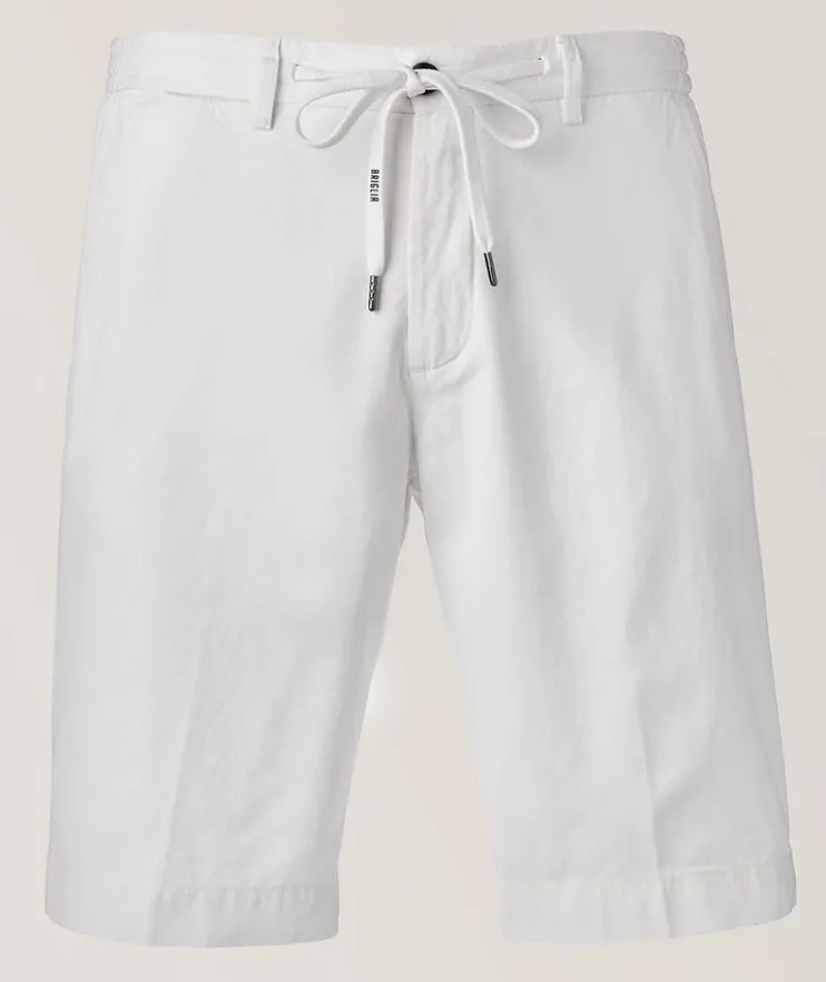 Malibu Cotton-Blend Drawstring Shorts