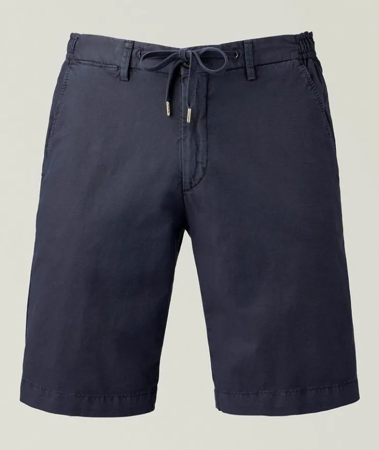 Malibu Cotton-Blend Drawstring Shorts