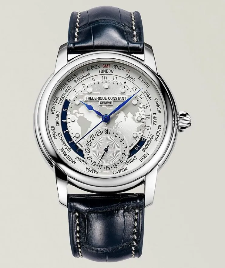 Manufacture Classic Worldtimer Leather Watch