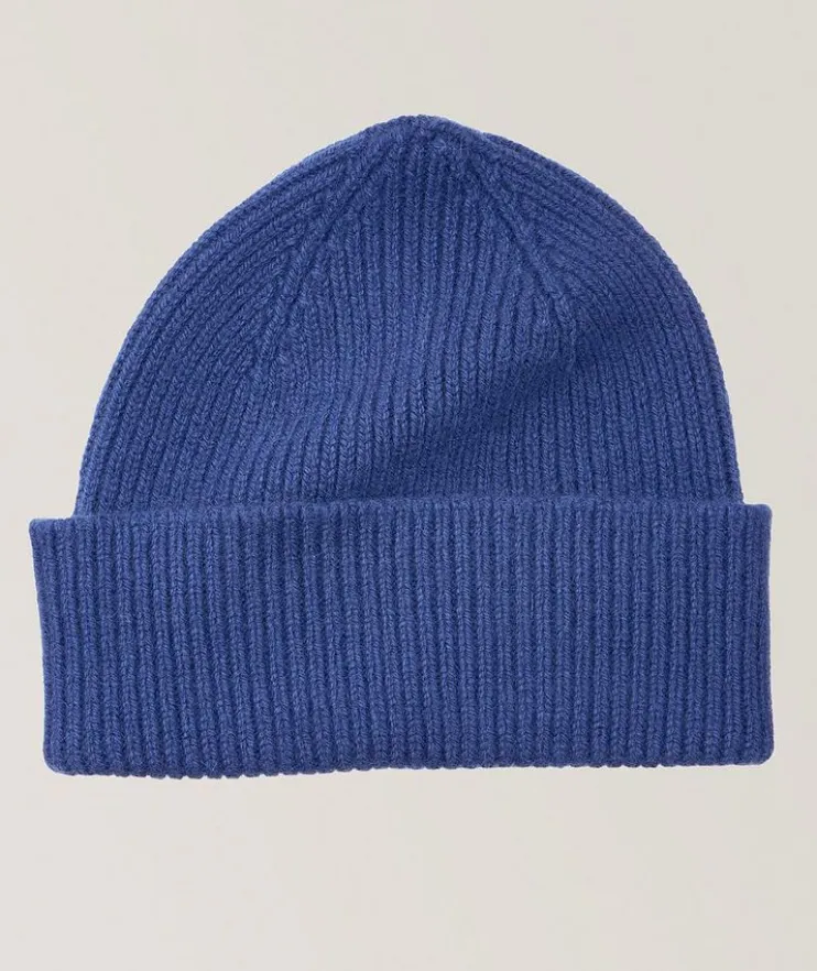 Marin Ribbed Wool-Angora Classic Toque