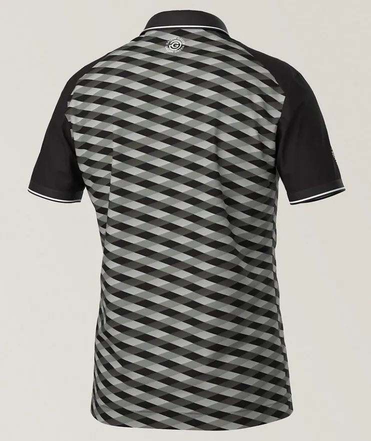 Marlon Geo-Print Polo Shirt