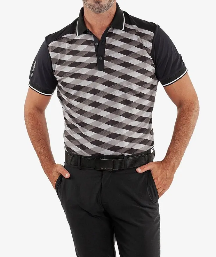 Marlon Geo-Print Polo Shirt