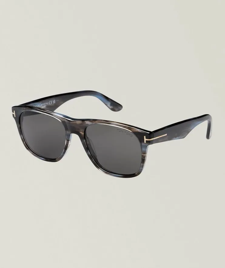 Marlon Mélange Square Sunglasses