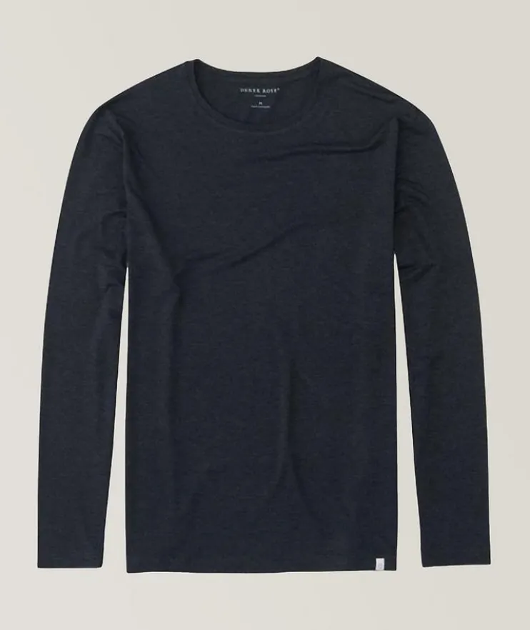 Marlowe Long-Sleeve Stretch-Micromodal T-Shirt