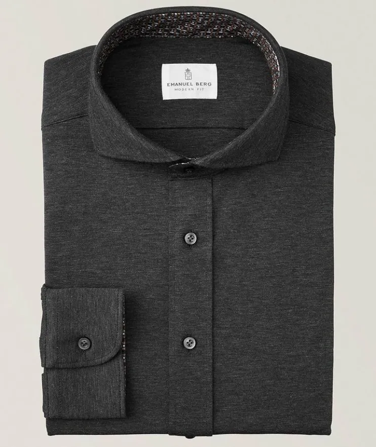 Marseille Modern Fit Jersey Dress Shirt