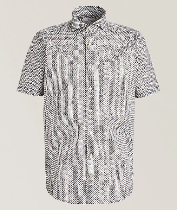 Marseille Printed Stretch-Cotton Shirt