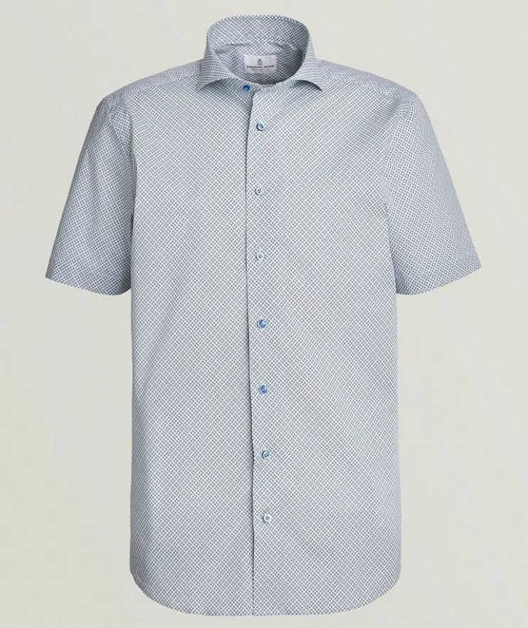 Marseille Printed Stretch-Cotton Shirt