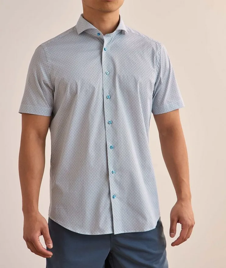 Marseille Printed Stretch-Cotton Shirt