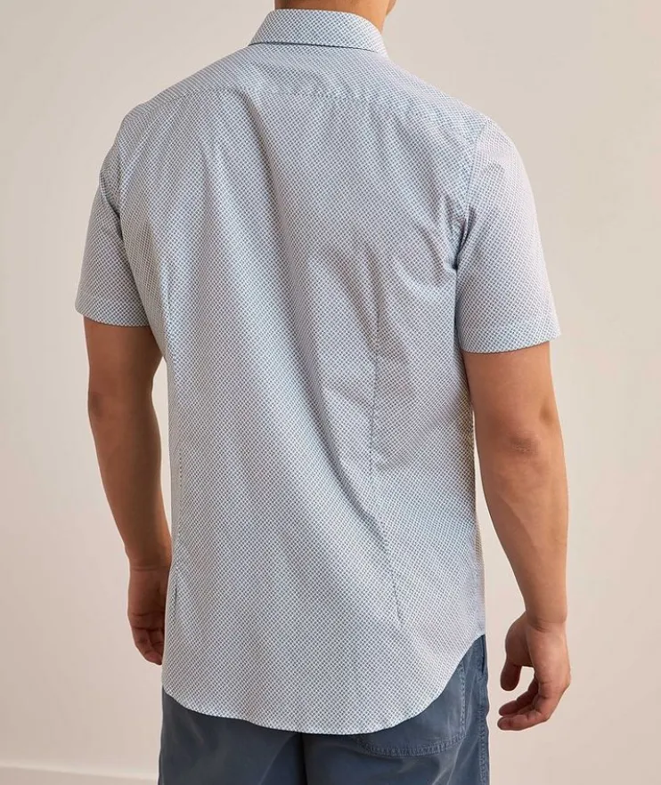 Marseille Printed Stretch-Cotton Shirt