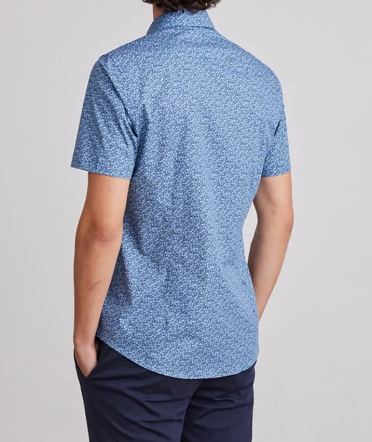 Marseille Printed Stretch-Cotton Shirt