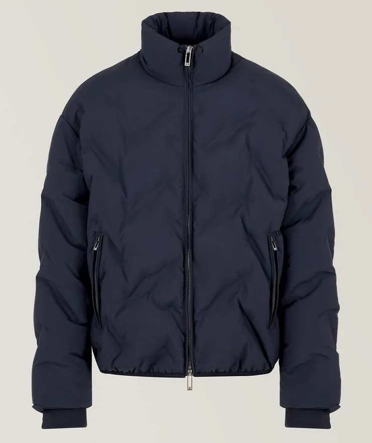 Matelassé Micro Eagle Down Jacket