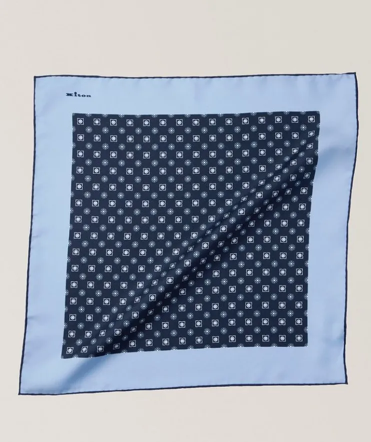 Medallion Silk Pocket Square