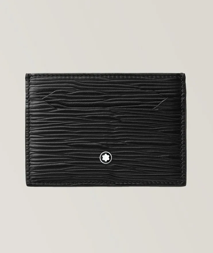 Meisterstück Textured Leather Card Holder