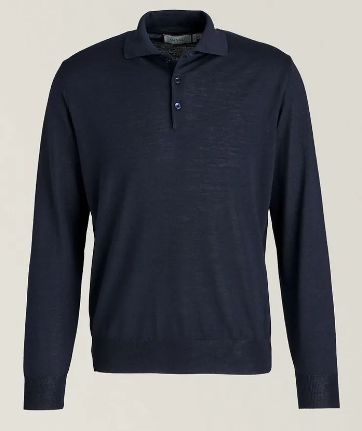 Merino Wool Knitted Polo