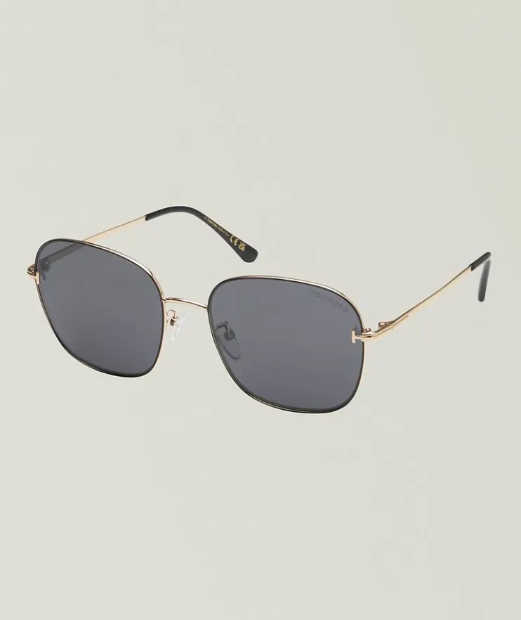 Metal Square Sunglasses