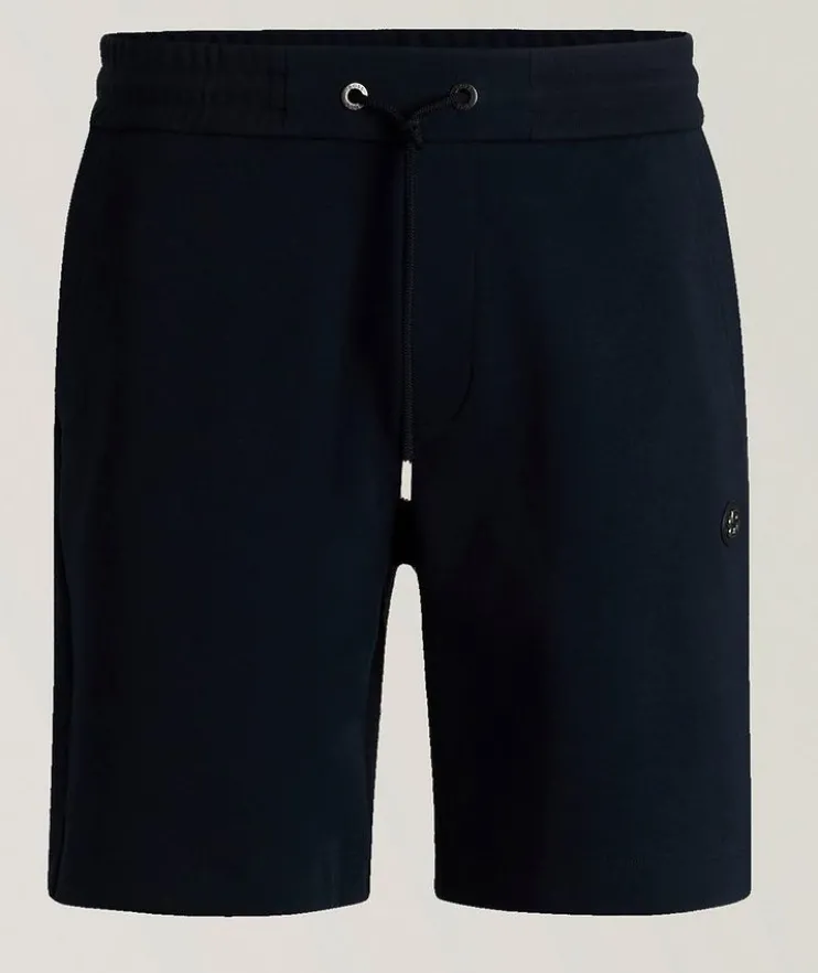 Metallic Monogram Cotton-Blend Shorts