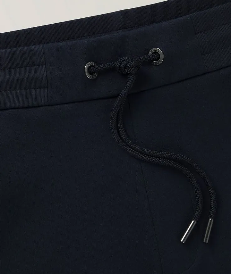 Metallic Monogram Cotton-Blend Shorts