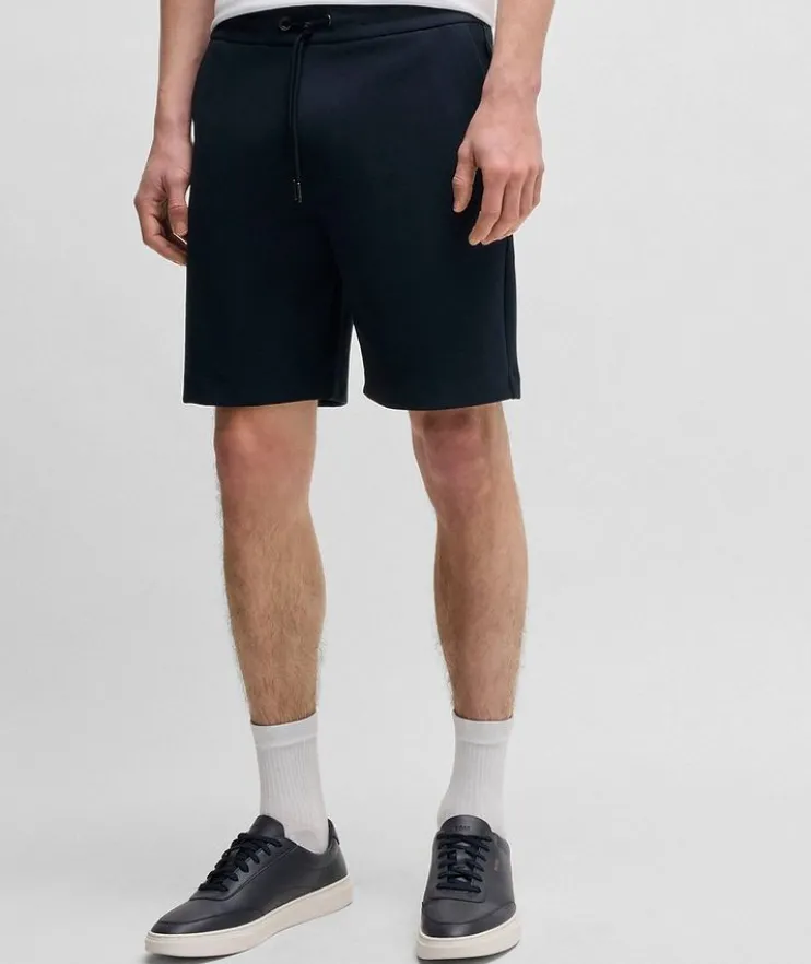 Metallic Monogram Cotton-Blend Shorts