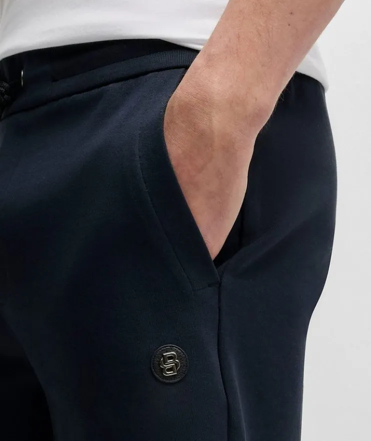 Metallic Monogram Cotton-Blend Shorts