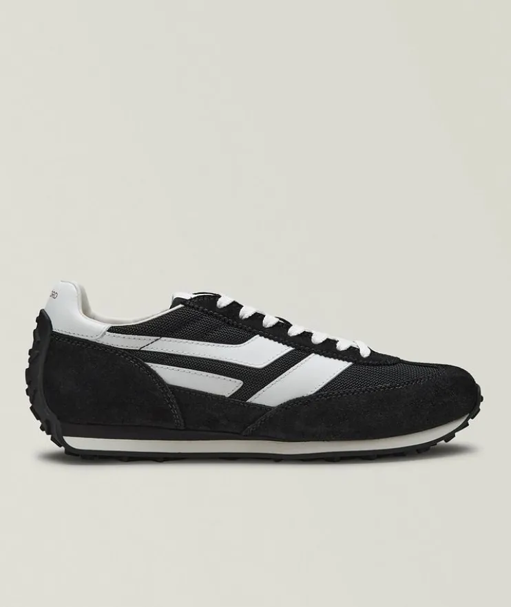 Mick Suede & Mesh Panelled Sneakers