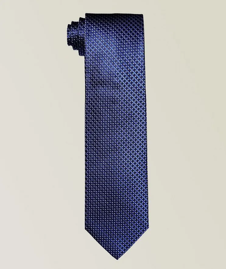 Micro-Dot Silk Tie