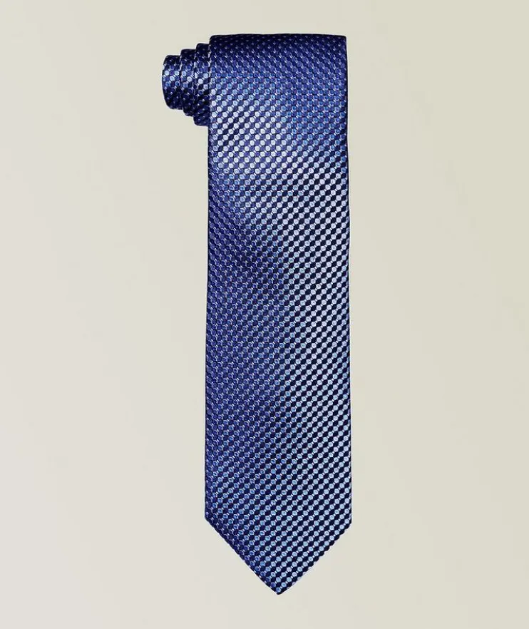 Micro-Dot Silk Tie