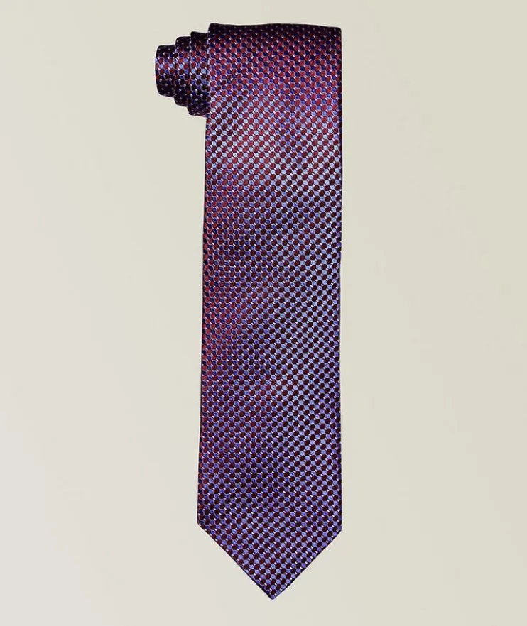 Micro-Dot Silk Tie