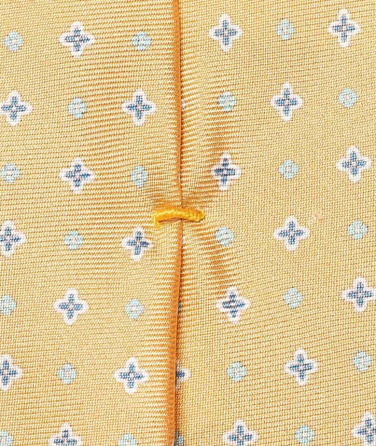 Micro-Floral Silk Tie