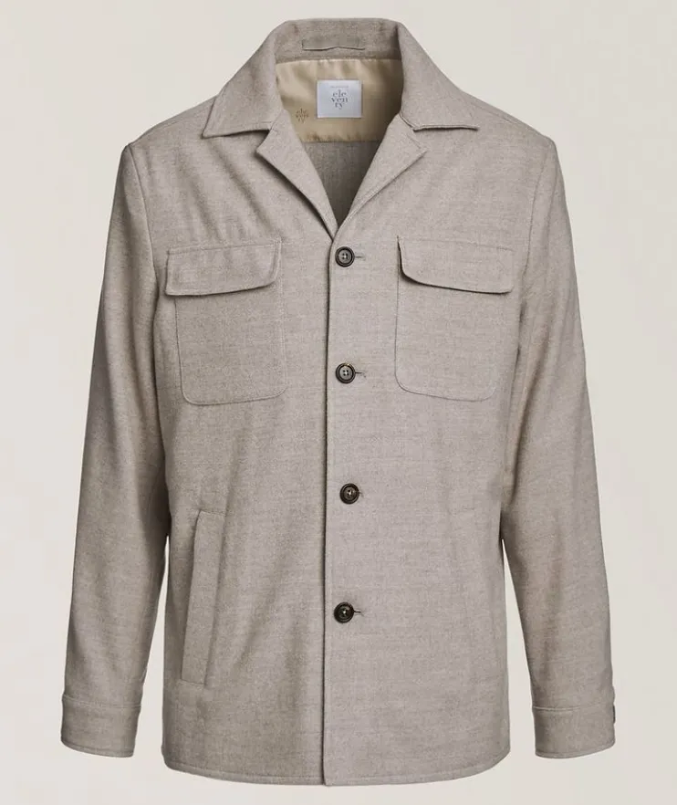 14-Micron Wool Overshirt