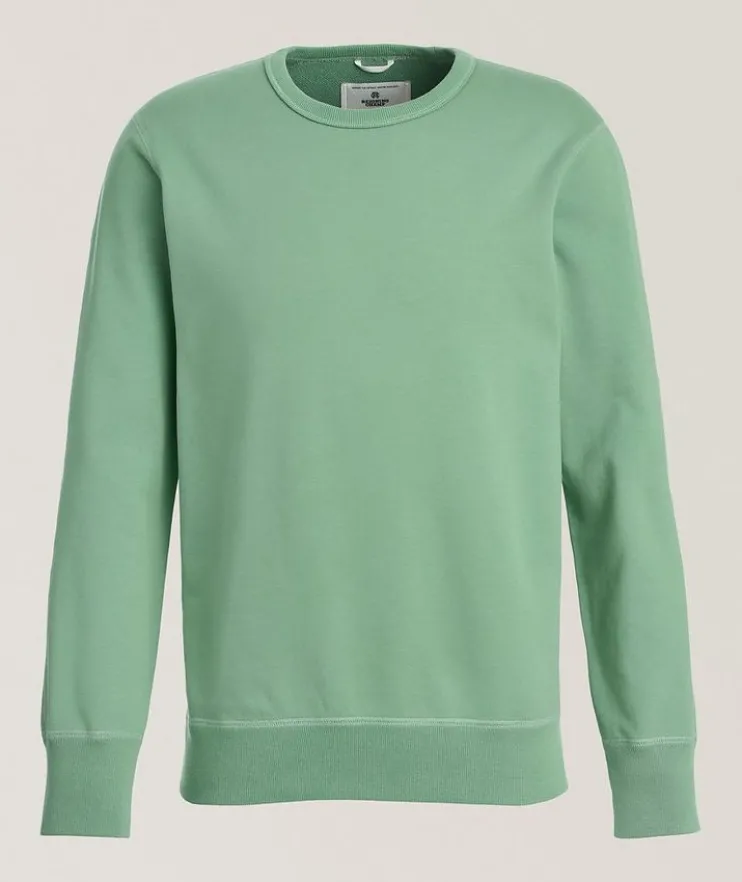 Midweight Terry Cotton Crewneck Sweatshirt