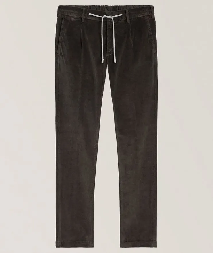 Milano Cotton-Blend Corduroy Joggers
