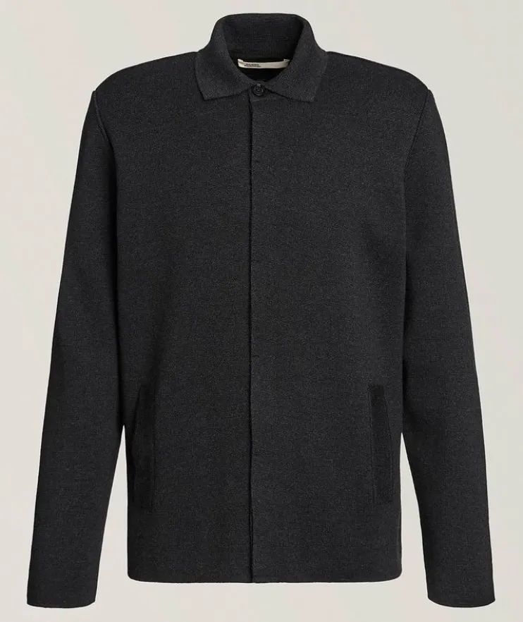 Milano Stitch Virgin Wool Overshirt