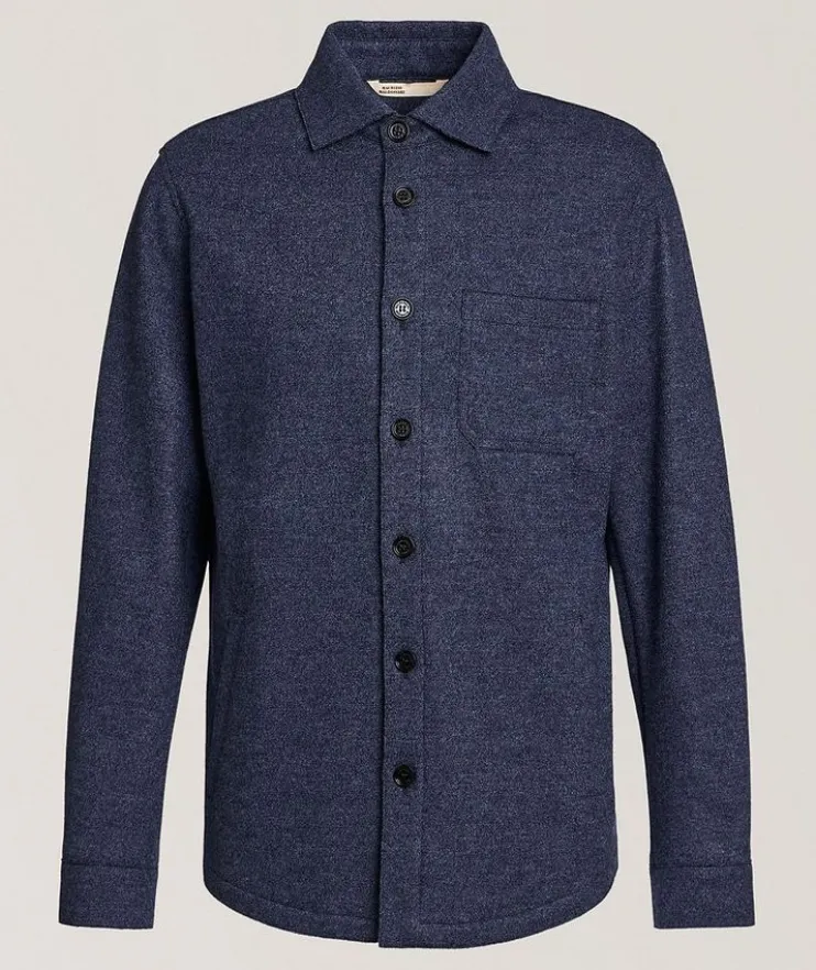 Milano Stitch Virgin Wool Overshirt