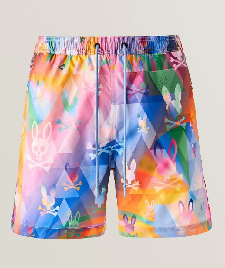 Milos Printed Swim Trunks