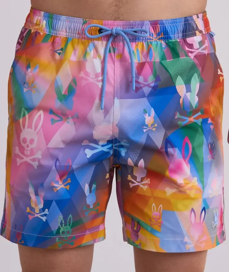 Milos Printed Swim Trunks