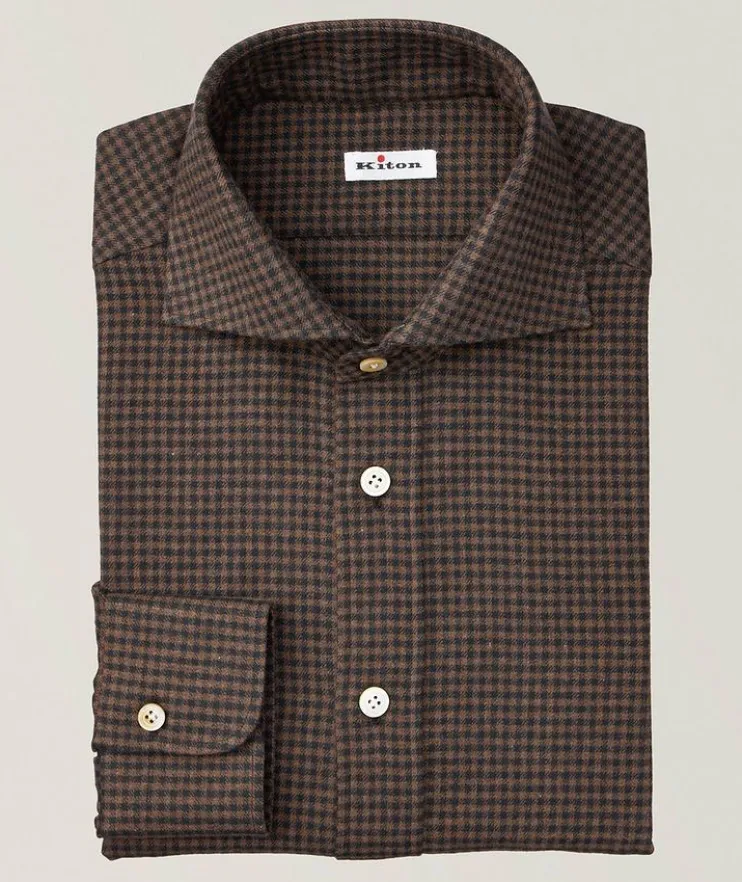 Mini Check Cotton Shirt
