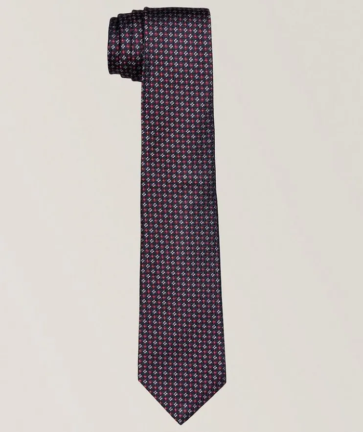 Miniature Floral Silk Tie