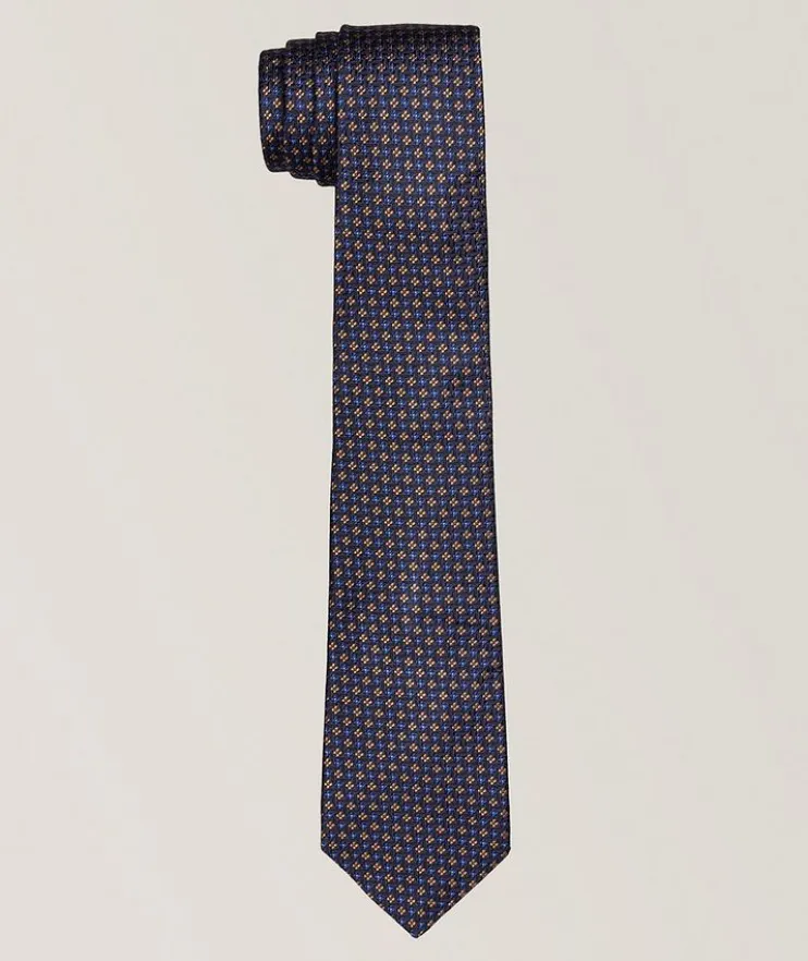 Miniature Floral Silk Tie
