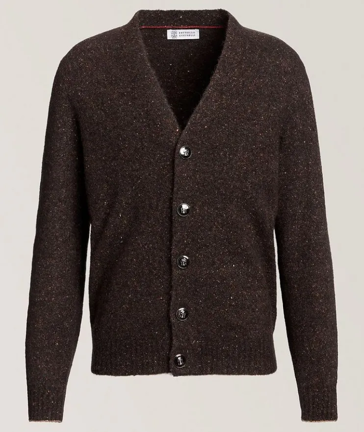 Mélange Alpaca-Blend Cardigan