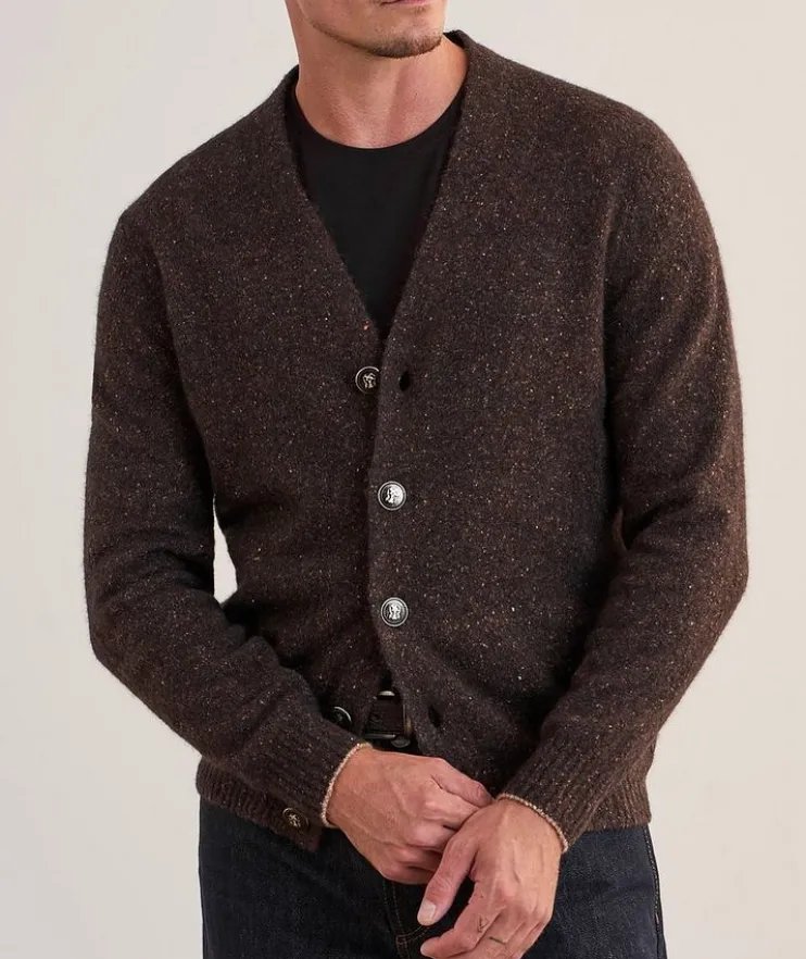 Mélange Alpaca-Blend Cardigan