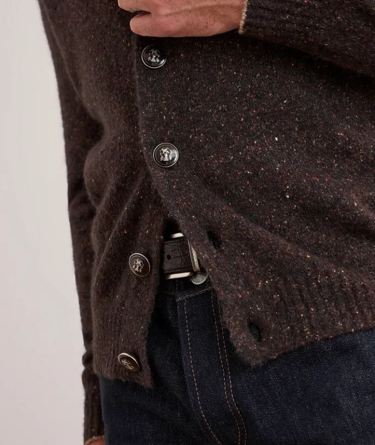 Mélange Alpaca-Blend Cardigan