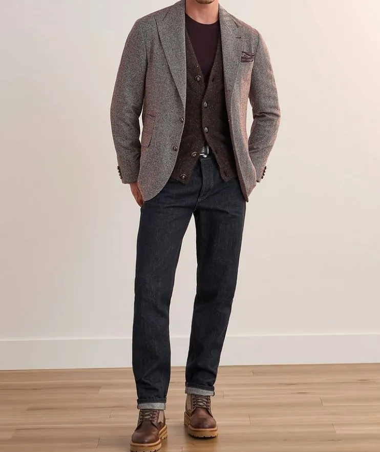 Mélange Alpaca-Blend Cardigan