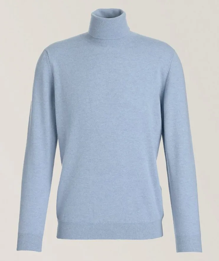 Mélange Cashmere Turtleneck