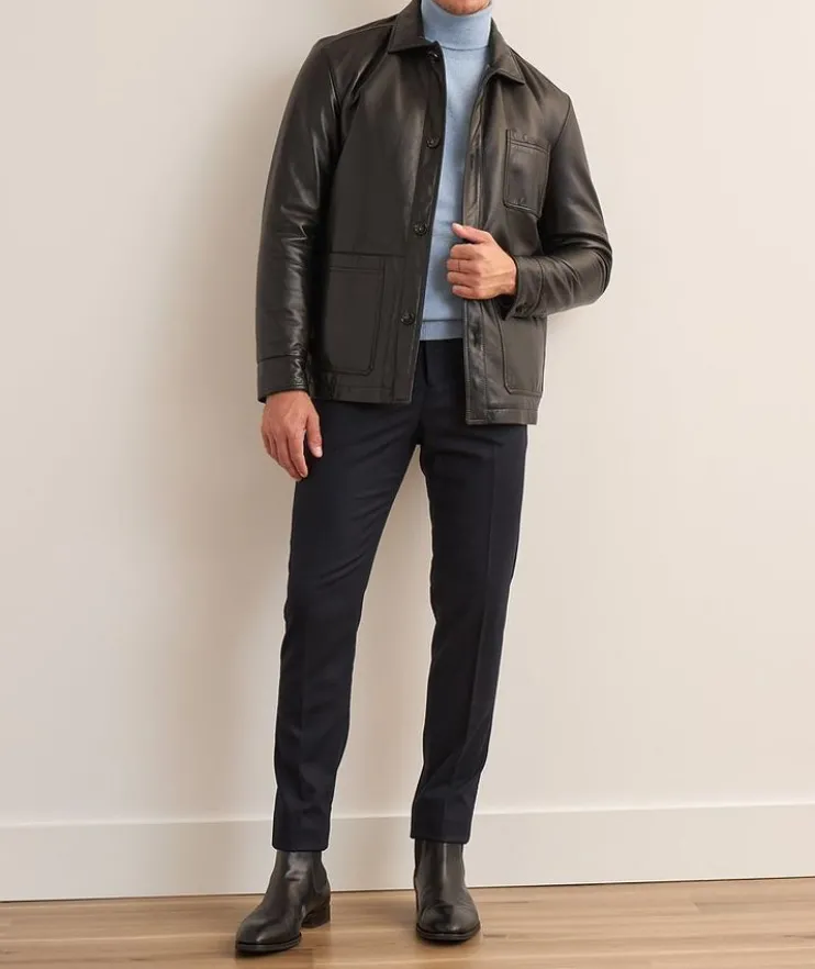 Mélange Cashmere Turtleneck